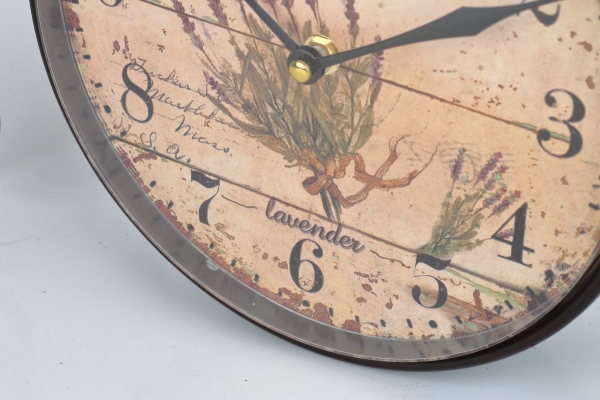 Obojstranné hodiny na konzole Provence