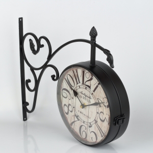 Obojstranné hodiny Paris 42×36×7cm