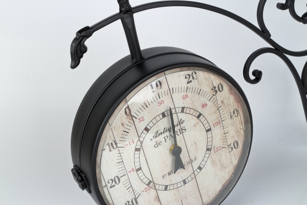 Obojstranné hodiny Paris 42×36×7cm