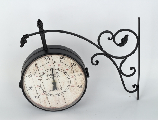 Obojstranné hodiny Paris 42×36×7cm