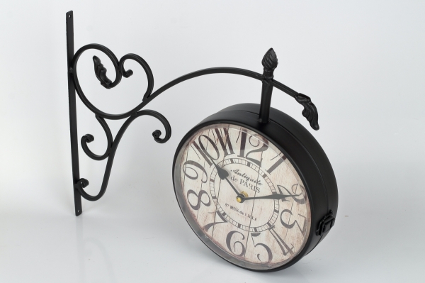 Obojstranné hodiny Paris 42×36×7cm