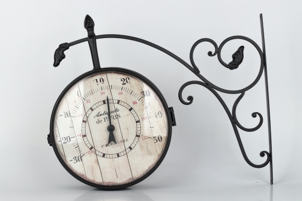 Obojstranné hodiny Paris 42×36×7cm