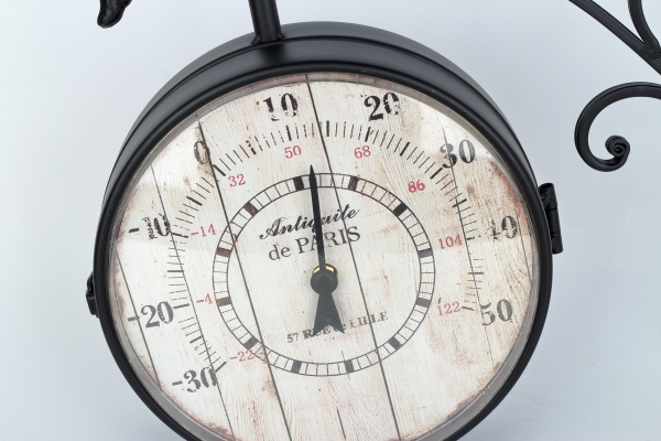 Obojstranné hodiny Paris 42×36×7cm