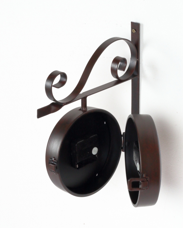 Obojstranné hodiny s arabskými číslicami 16cm