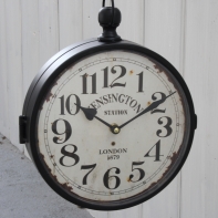 Obojstranné staničnej hodiny s veľkými číslami 24cm