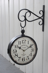 Obojstranné staničnej hodiny s veľkými číslami 24cm