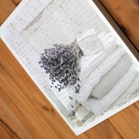 Obraz na plátne Levanduľový kúpeľ 28x28cm