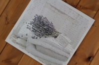 Obraz na plátne Levanduľový kúpeľ 28x28cm