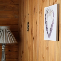 Obraz na plátne Levanduľové srdce 28x28cm