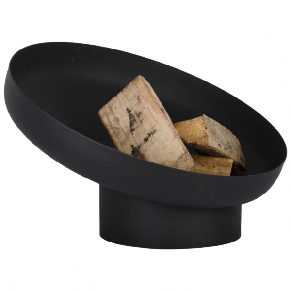 Oceľové ohnisko skosené 60x56,8x38,5cm