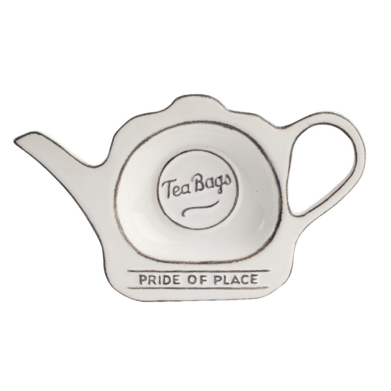 Odkladač na čajový sáčok Pride of Place biely