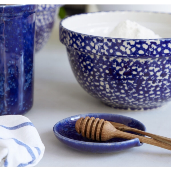 Odkladač na varešku ABBEY modrý priemer 12 cm keramický