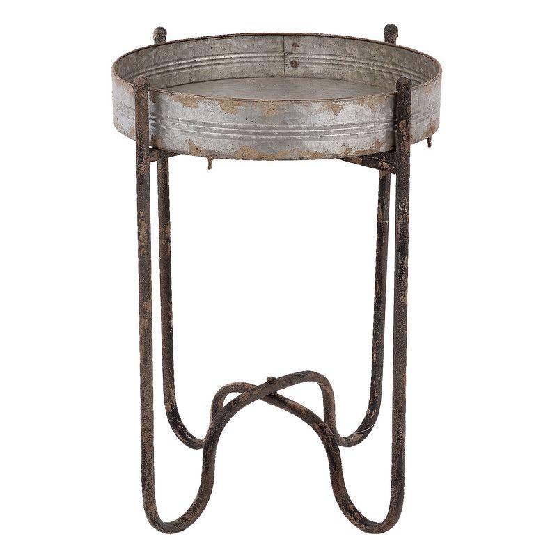 Odkladací kovový stolík 34x51cm