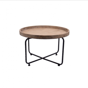 Odkládací stolek s kovovými nožkami 75x75x48,5cm