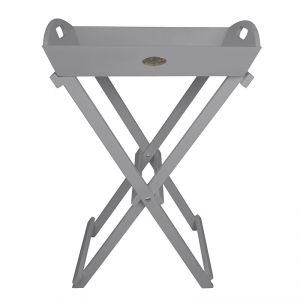 Odkladací stolík šedý Garden 57x87x35cm