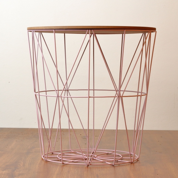 Odkladací stolík v industriálnom štýle 40x41cm