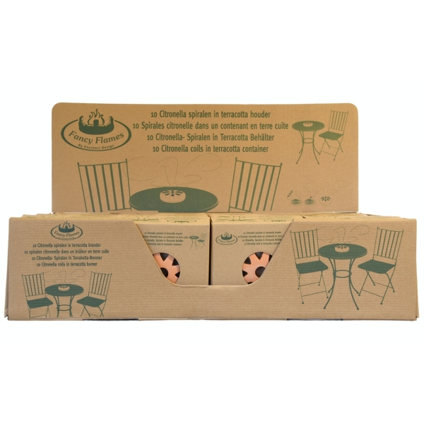 Odpudzovač komárov citronela 15x15x6cm