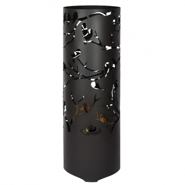 Ohnisko na záhradu vtáčiky na vetvách