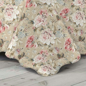 Okenný záves 140x250cm,krémová ruže