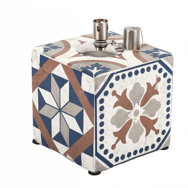 Olejová lampa Portugal 14 x 14 x 17 cm betón