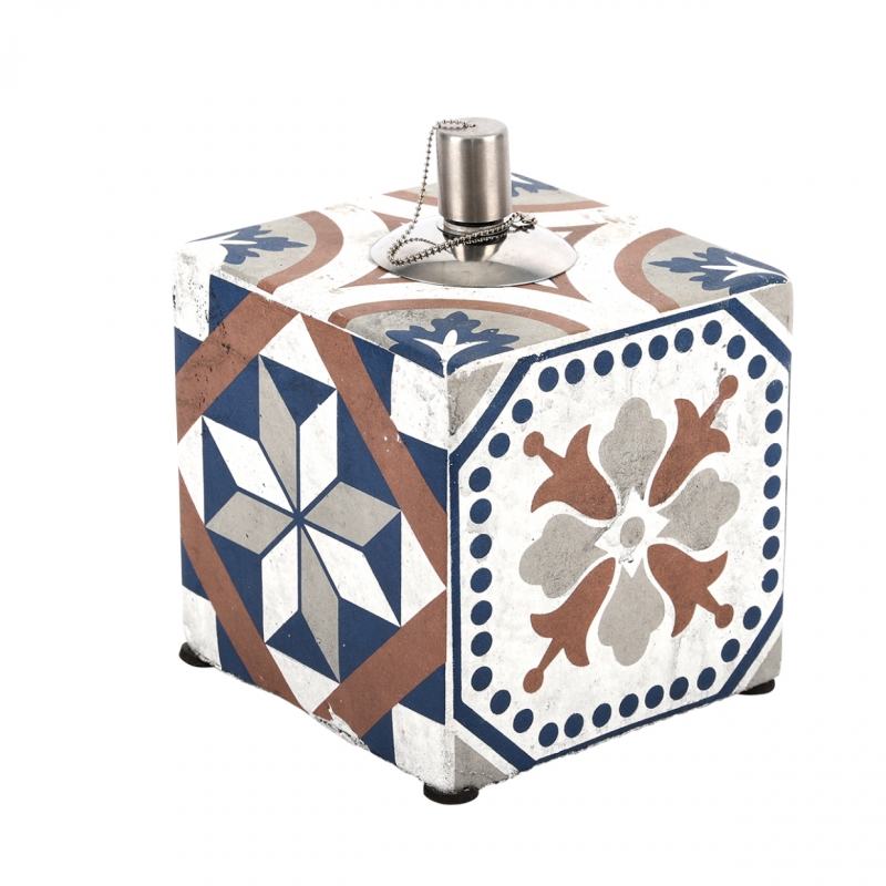 Olejová lampa Portugal 14 x 14 x 17 cm betón