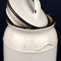 Olúpaný súdok na sadlo 17cm