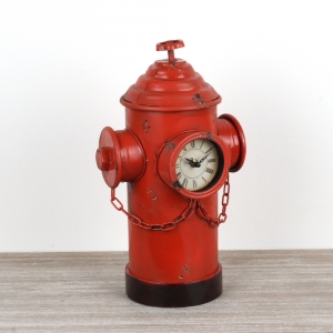 Originálne stolové hodiny hydrant 41cm