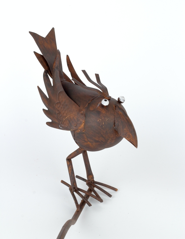 Originálna záhradná dekorácia vták