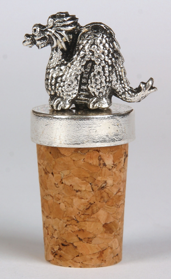 Ozdobná zátka na víno drak