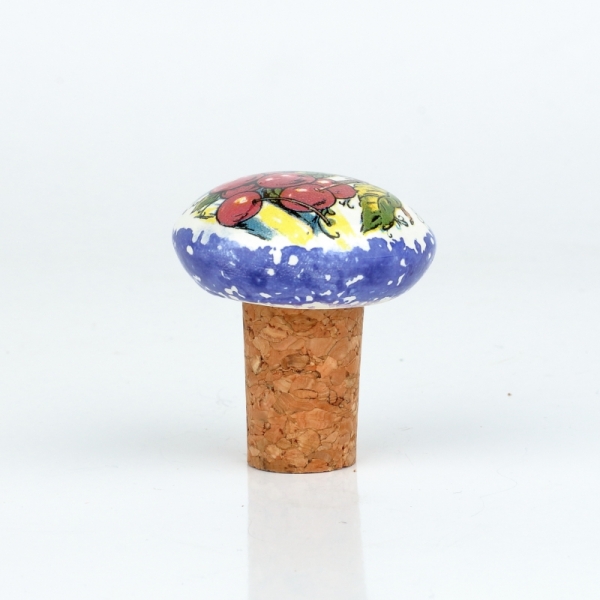 Ozdobná zátka na víno ovocie 4,5cm