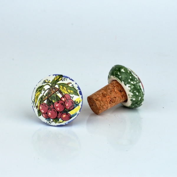 Ozdobná zátka na víno ovocie 4,5cm