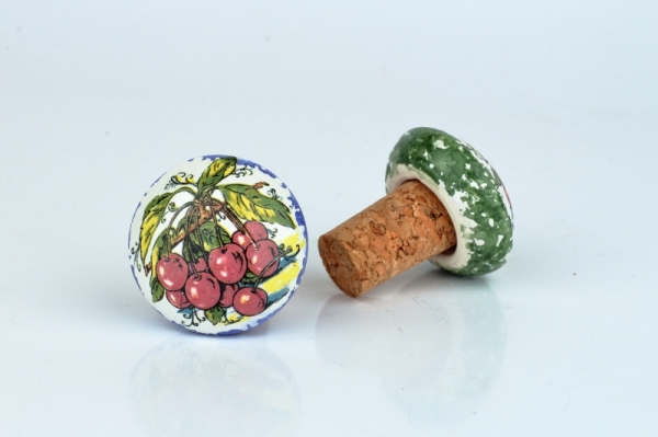 Ozdobná zátka na víno ovocie 4,5cm