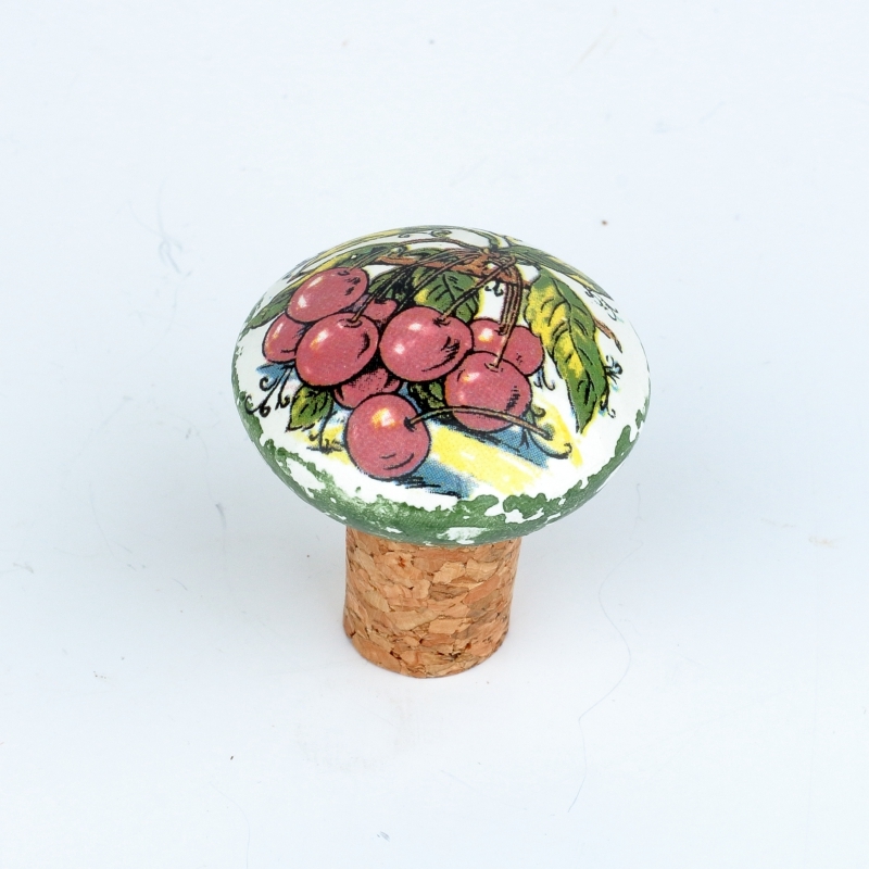 Ozdobná zátka na víno ovocie 4,5cm