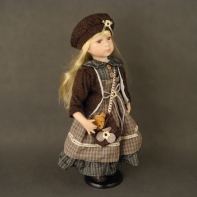 Bábika Gabriela 60cm - chýba podstavec a čepiec