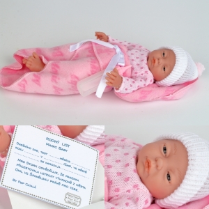 Bábika bábätko novorodenec 28cm