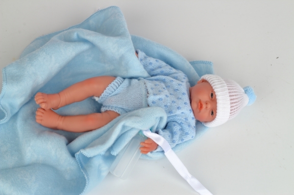 Bábika bábätko novorodenec chlapec 28cm