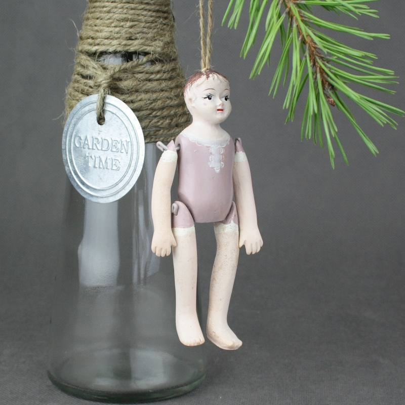 Bábika na zavesenie 8cm - stratená ručička