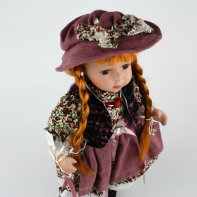 Bábika porcelánová stojaci 30cm