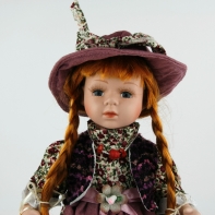 Bábika porcelánová stojaci 30cm