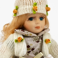 Bábika s porcelánovou hlavičkou Alica 20cm