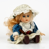 Bábika s porcelánovou hlavičkou Nora 20cm