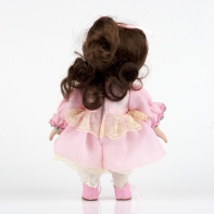 Bábika s porcelanovou hlavičkou - ručne malovaná 20 cm