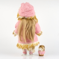 Bábika s porcelanovou hlavičkou - ručne malovaná 41 cm