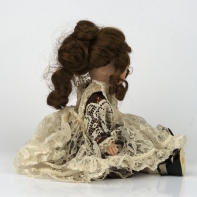 Bábika s pravými vlasmy 35cm