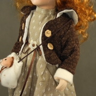 Bábika stojaca 40 cm Anežka