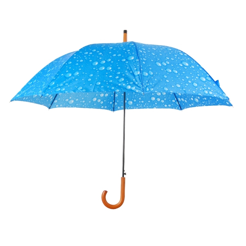 Pánsky dáždnik modrý s kvapkami 120x120x94cm