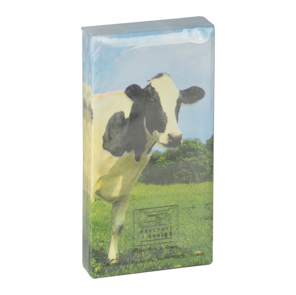 Papierové vreckovky 3-vrstvové s motívom kravy