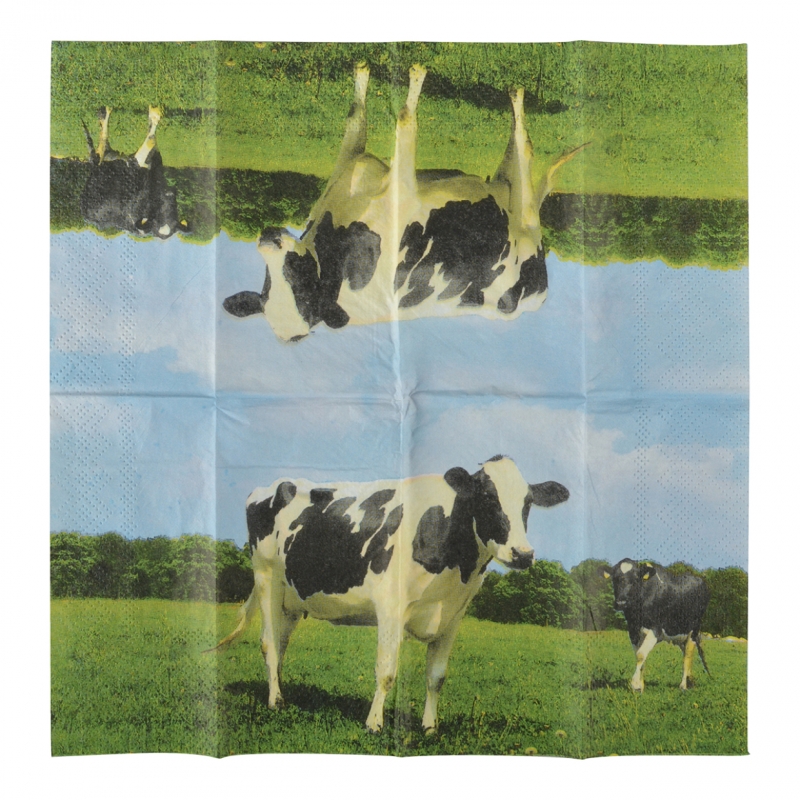 Papierové vreckovky 3-vrstvové s motívom kravy