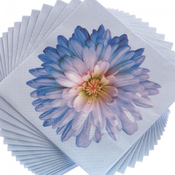 Papierové obrúsky rozvitý kvet