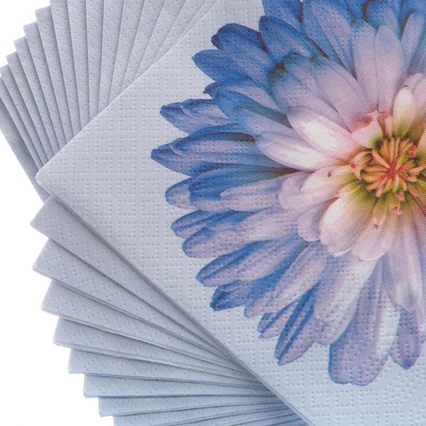 Papierové obrúsky rozvitý kvet